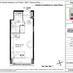 Rent 1 bedroom apartment of 19 m² in Villeneuve-d'Ascq