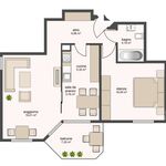Miete 1 Schlafzimmer wohnung von 60 m² in Bellinzona