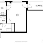 Vuokraa 1 makuuhuoneen asunto, 34 m² paikassa Rauma