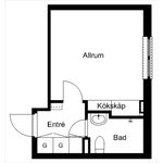 Rent 1 bedroom apartment of 21 m² in Karlstad