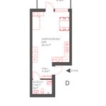 Rent 1 bedroom apartment of 35 m² in Västerås