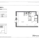 Rent 1 bedroom apartment of 22 m² in VILLENAVE-D'ORNON
