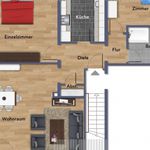 Miete 1 Schlafzimmer wohnung von 80 m² in Krefeld