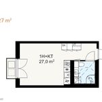 Vuokraa 1 makuuhuoneen asunto, 27 m² paikassa tarutie