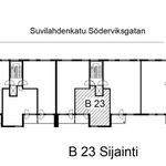 2 huoneen asunto 43 m² kaupungissa Helsinki