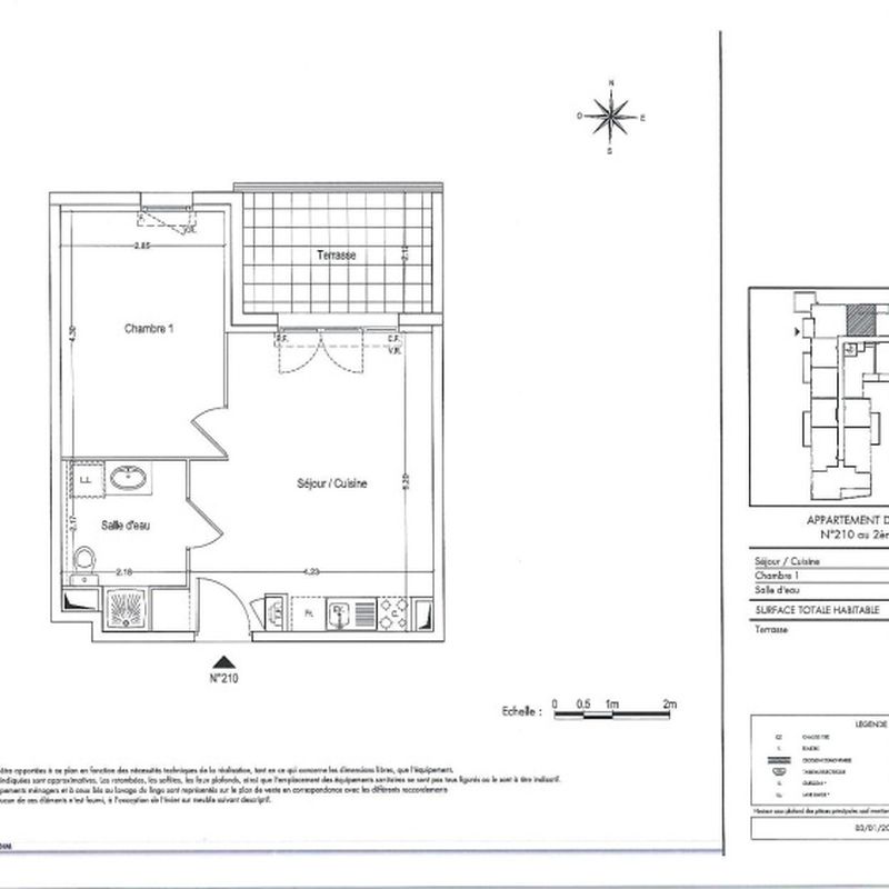 Appartement 2 pièces - 38m² - AVIGNON Montfavet