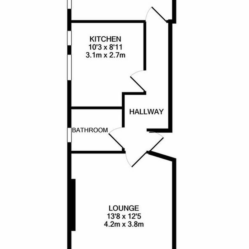 1 bedroom flat to rent Kingsholm