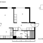 Rent 2 bedroom house of 53 m² in Helsinki