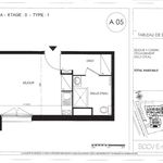 Appartement de 25 m² avec 1 chambre(s) en location à LIMOGES