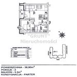 Rent 2 bedroom apartment of 38 m² in Piła