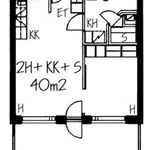 Rent 2 bedroom apartment of 40 m² in Simonkylä,
