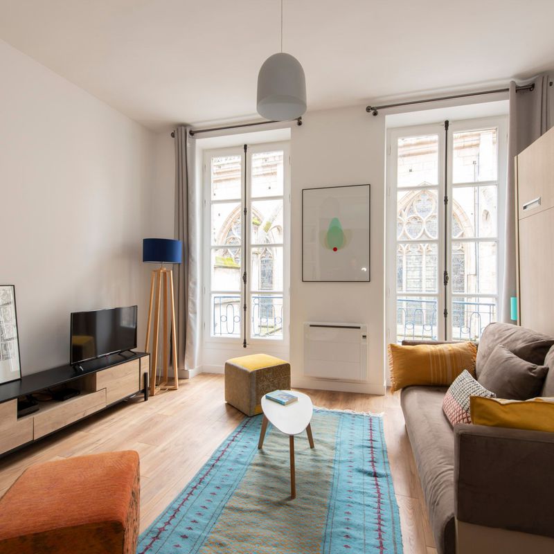 Large 30 m² studio apartment paris 4eme
