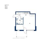 Rent 1 bedroom apartment of 30 m² in Heinola