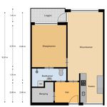 Huur 1 slaapkamer appartement van 50 m² in Epe