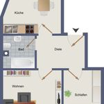 Rent 2 bedroom apartment of 52 m² in Gera