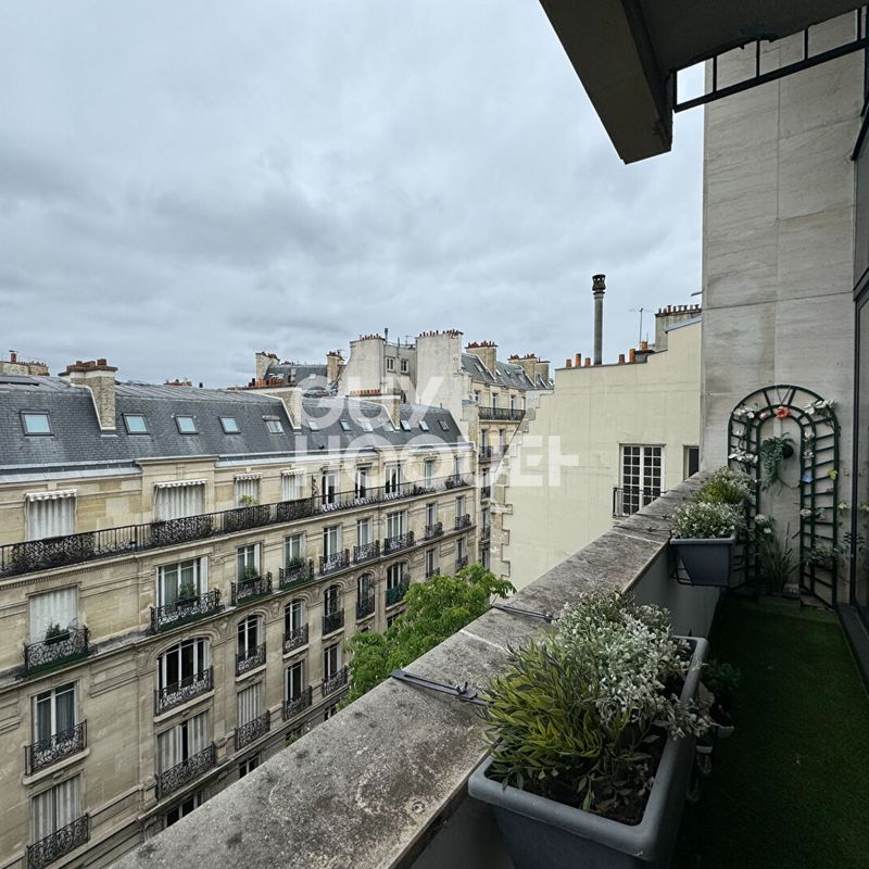 Studio 35 m2, vue dégagée sur les toits de Paris Passy