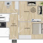 Miete 3 Schlafzimmer wohnung von 57 m² in Teuchern