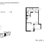 Rent 2 bedroom apartment of 53 m² in Vantaa