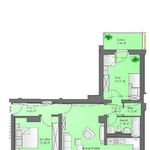 Rent 3 bedroom apartment of 69 m² in Chemnitz