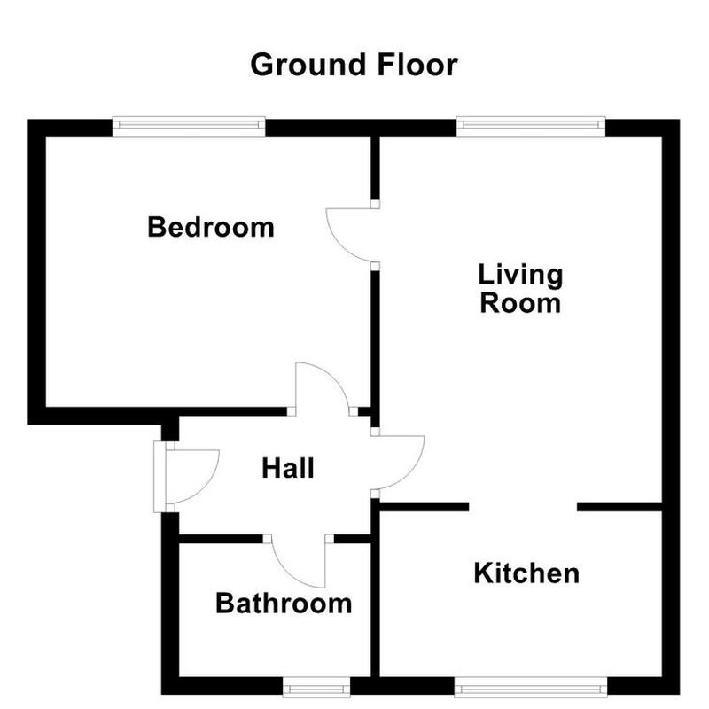 1 bedroom flat to rent Birchwood
