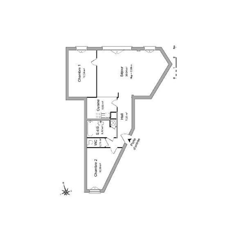 Appartement 4 pièces - 73m² - NANCY