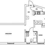 Rent 2 bedroom apartment of 58 m² in Flen