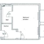 Rent 1 bedroom apartment of 22 m² in Dresden