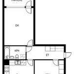 Rent 2 bedroom apartment of 58 m² in Nokia