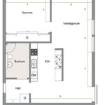 Rent 2 bedroom apartment of 62 m² in Stockholm