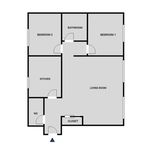 Appartement de 62 m² avec 2 chambre(s) en location à Paris