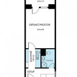 Pronajměte si 1 ložnic/e byt o rozloze 27 m² v Uherské Hradiště