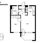 Rent 2 bedroom house of 40 m² in Lappeenranta