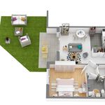 Appartement de 62 m² avec 3 chambre(s) en location à Fonbeauzard