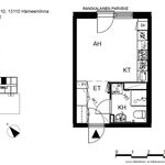 Vuokraa 1 makuuhuoneen asunto, 24 m² paikassa Hämeenlinna