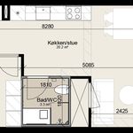 Lej 2-værelses lejlighed på 55 m² i Horsens