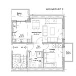 Miete 2 Schlafzimmer wohnung von 58 m² in Norderstedt