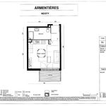 Rent 1 bedroom apartment of 27 m² in Armentières