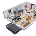 Rent 3 bedroom apartment of 64 m² in Klagenfurt am Wörthersee