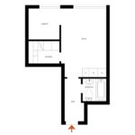 Rent 1 bedroom apartment of 29 m² in Eskilstuna