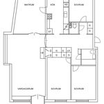 Rent 5 bedroom apartment of 119 m² in Malmköping