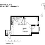 Rent 2 bedroom house of 54 m² in Hervanta