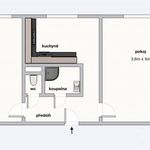 Pronajměte si 2 ložnic/e byt o rozloze 50 m² v Plzeň