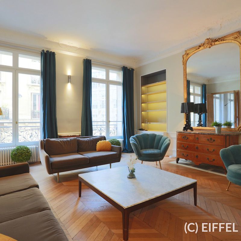 Location meublée - Rue de Monceau - Paris 8 - 170m2 - 4 chambres - meublé paris 8eme