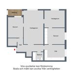 Rent 4 bedroom apartment of 91 m² in Finspång