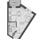 Miete 1 Schlafzimmer wohnung von 35 m² in Freising