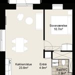 Lej 2-værelses lejlighed på 64 m² i Horsens