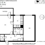 Rent 2 bedroom apartment of 54 m² in Kirkkonummi