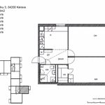 Vuokraa 2 makuuhuoneen asunto, 58 m² paikassa Kerava