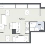 Rent 1 bedroom apartment of 27 m² in Bergen