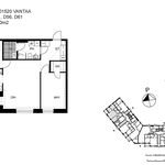 Vuokraa 3 makuuhuoneen asunto, 73 m² paikassa Vantaa